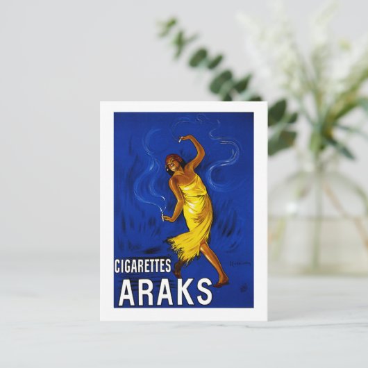 Sigaretten Briefkaart (Staand voorkant)