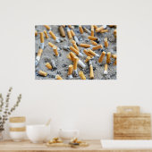 Sigaretten in asbak buiten poster (Keuken)