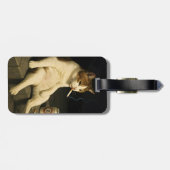 Sigaretten Kitten Grappige Roken Kat Gen Z Meme Bagagelabel (Achterkant horizontaal)