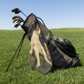 Sigaretten Kitten Grappige Roken Kat Gen Z Meme Golfhanddoek (Groen)