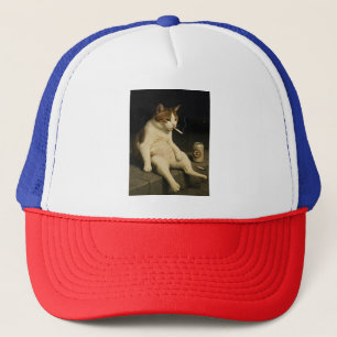 Sigaretten Kitten Grappige Roken Kat Gen Z Meme Trucker Pet