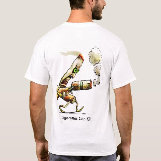 Sigaretten kunnen doden t-shirt (Achterkant)