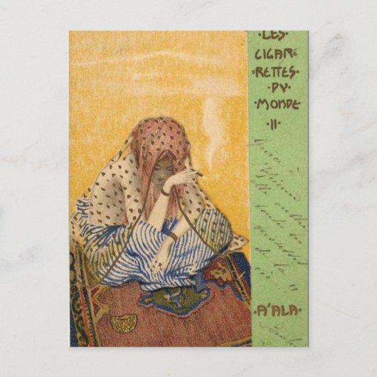 Sigaretten van de wereld door Raphael Kirchner Briefkaart (Voorkant)