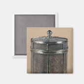 Sigarettendoos met scharnierende zijden, 1928 magneet (Voorkant / Achterkant)