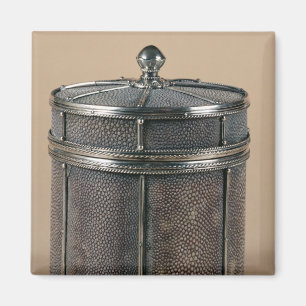 Sigarettendoos met scharnierende zijden, 1928 magneet