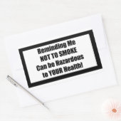 Sigarettenetiket Spoof - Herinnering aan MtS Stick Rechthoekige Sticker (Envelop)