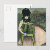 Sigarettenposter van Parijs Briefkaart (Voorkant / Achterkant)
