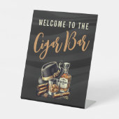 Sigarettenstaafvoetstuk Reclamebord Met Voetstuk (Voorkant)