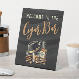 Sigarettenstaafvoetstuk Reclamebord Met Voetstuk