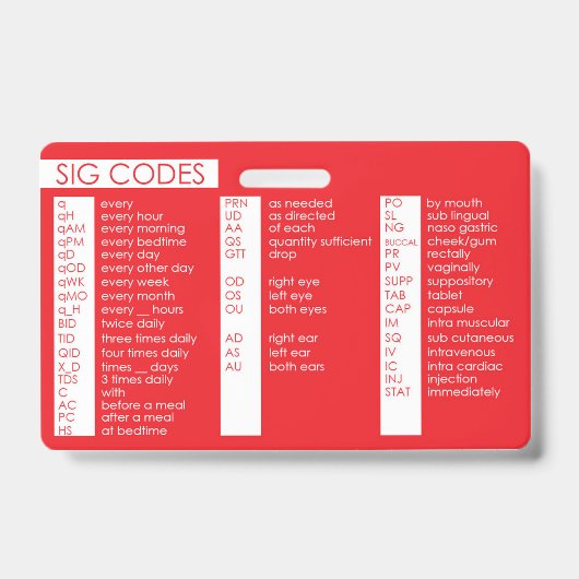 Sigcode Badge (Voorzijde)