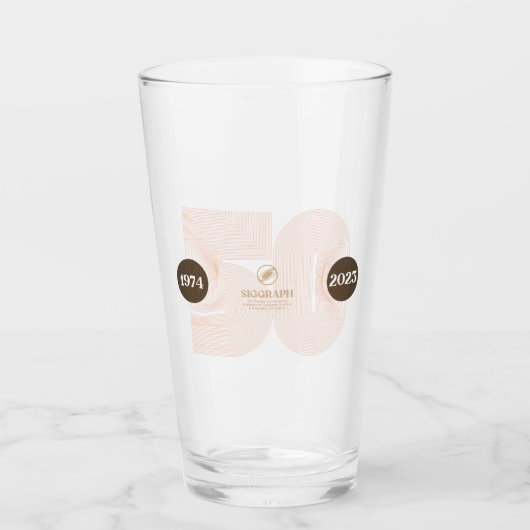 SIGGRAPH 2023 Bierglas Glas (Voorkant)