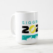 SIGGRAPH 2025 15oz Mok (Voorkant links)