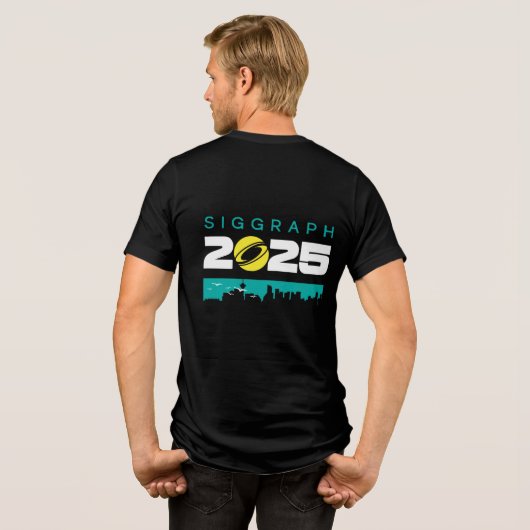 SIGGRAPH 2025 Men's Shirt (Achterkant volledig)