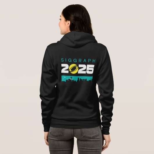SIGGRAPH 2025 Vrouwen Sweatshirt (Achterkant volledig)