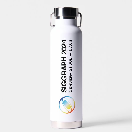 SIGGRAPH Tall Water Bottle Waterfles (Voorkant)