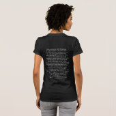 SIGH als je van Hamlet Women's T houdt, Soliloquy  T-shirt (Achterkant volledig)