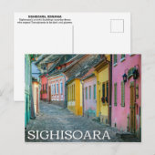 Sighisoara, Briefkaart Roemenië (Voorkant / Achterkant)