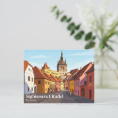 Sighisoara Citadel Roemenië Briefkaart (Staand voorkant)