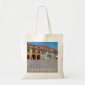 Sighisoara Citadel Square canvas tas (Voorkant)