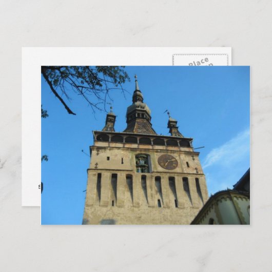 Sighisoara, Clocktower Briefkaart (Voorkant / Achterkant)
