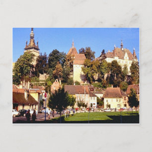 Sighisoara, middeleeuwse torens briefkaart