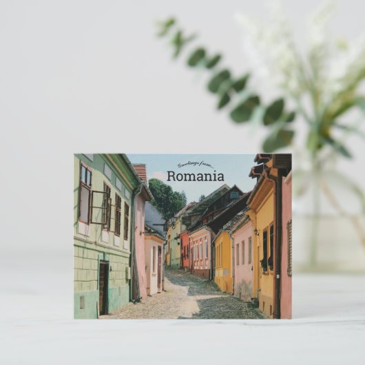 Sighișoara Roemenië Briefkaart (Staand voorkant)
