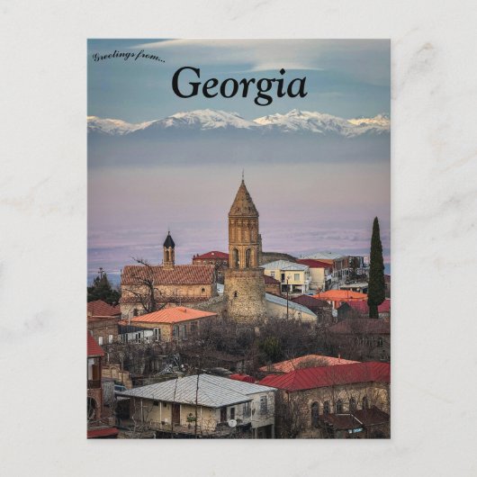 Sighnaghi Georgia Briefkaart (Voorkant)