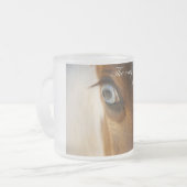 Sight but not vision matglas koffiemok (Voorkant links)