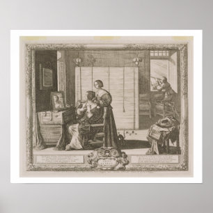 Sight, gegraveerd door de kunstenaar, c.1630-40 (e poster