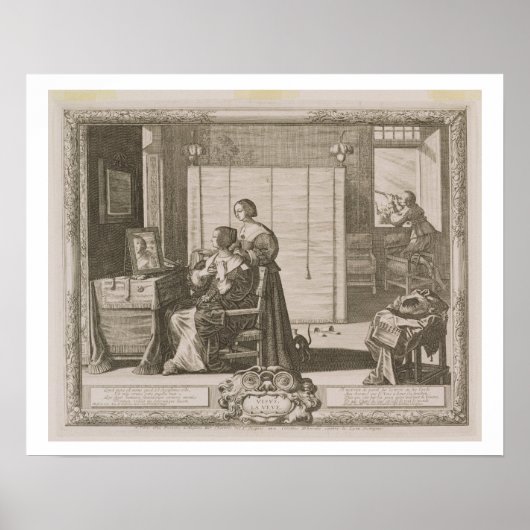 Sight, gegraveerd door de kunstenaar, c.1630-40 (e poster (Voorkant)