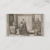 Sight, gegraveerd door de kunstenaar, c.1630-40 (e visitekaartje (Achterkant)