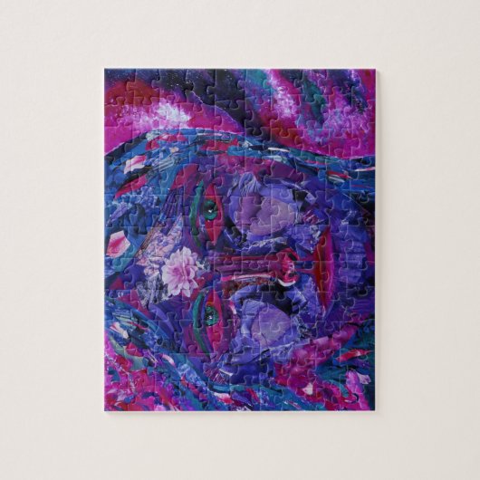 Sight - Magenta & Violet Inner Vision Legpuzzel (Verticaal)