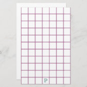 Sight Problemen Gebruik grote banketbakkerswerk me Briefpapier (Voorkant / Achterkant)