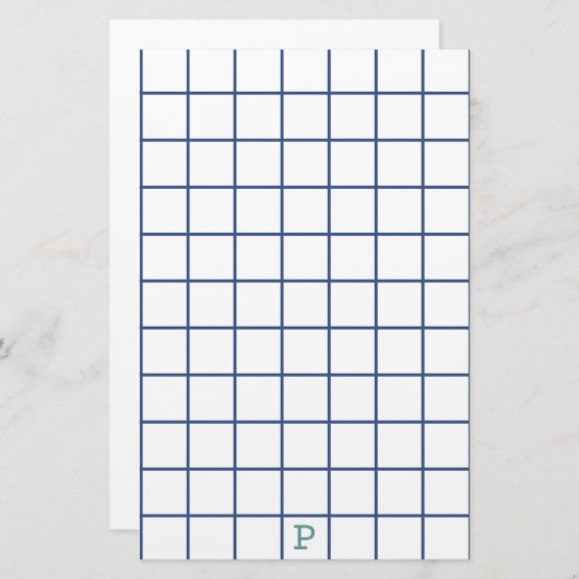 Sight Problems? Grote gekwadrateerde banketbakkeri Briefpapier (Voorkant / Achterkant)