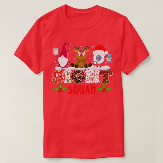 Sight Squad Funny Optometry Gnome T-shirt (Design voorkant)