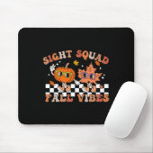 Sight Squad Herfst Vibes Pompoen Herfst Leaf Herfs Muismat (Met muis)