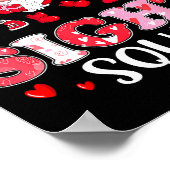 Sight Squad Optician Optometrist Dabbing Heart Val Poster (Hoek)