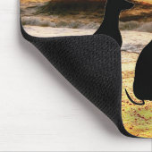 Sighthondavond bij het strand muismat (Hoek)