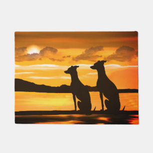 Sighthounds - Greyhound Sunrise Deurmat