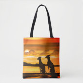 Sighthounds - Greyhound Sunrise Tote Bag (Voorkant)