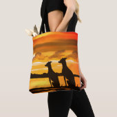 Sighthounds - Greyhound Sunrise Tote Bag (Dichtbij)