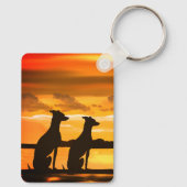 Sighthounds & Sunrise Sleutelhanger (Achterkant)