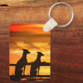 Sighthounds & Sunrise Sleutelhanger (Achterkant)