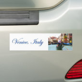 Sightsee by Gondola Venice Italië Bumpersticker (Op auto)