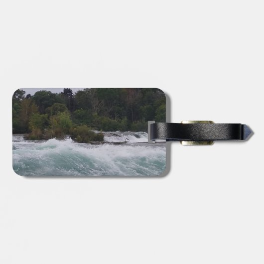 Sightsee op Niagara Herfsten Bagagelabel (Achterkant horizontaal)