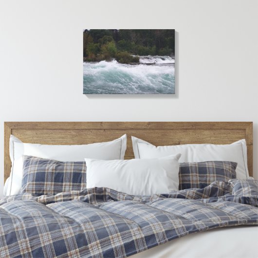 Sightsee op Niagara Herfsten Canvas Afdruk (Insitu (Slaapkamer))