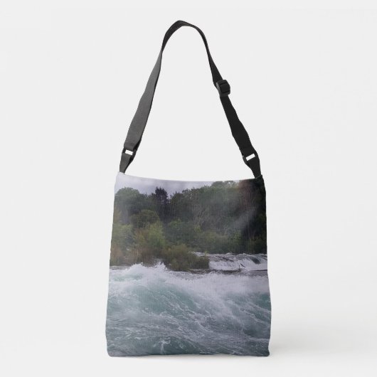 Sightsee op Niagara Herfsten Crossbody Tas (Achterkant)