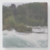 Sightsee op Niagara Herfsten Stenen Onderzetter (Voorkant)