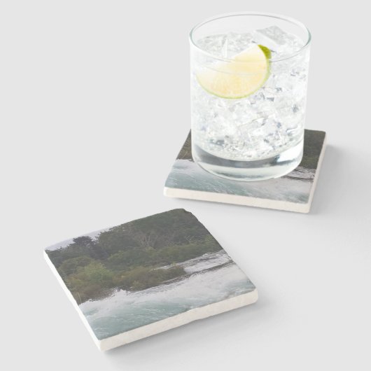 Sightsee op Niagara Herfsten Stenen Onderzetter (Zijkant)