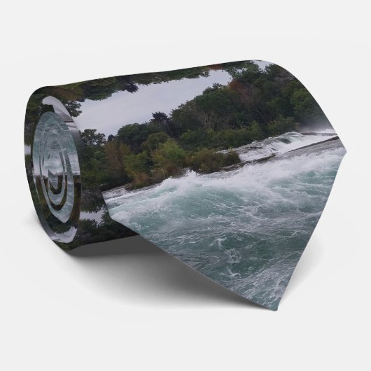 Sightsee op Niagara Herfsten Stropdas (Opgerold)